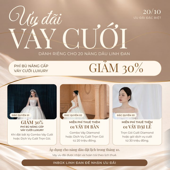 Váy Cưới Luxury Hoàng Gia Linh Đan 2026 - ảnh 3