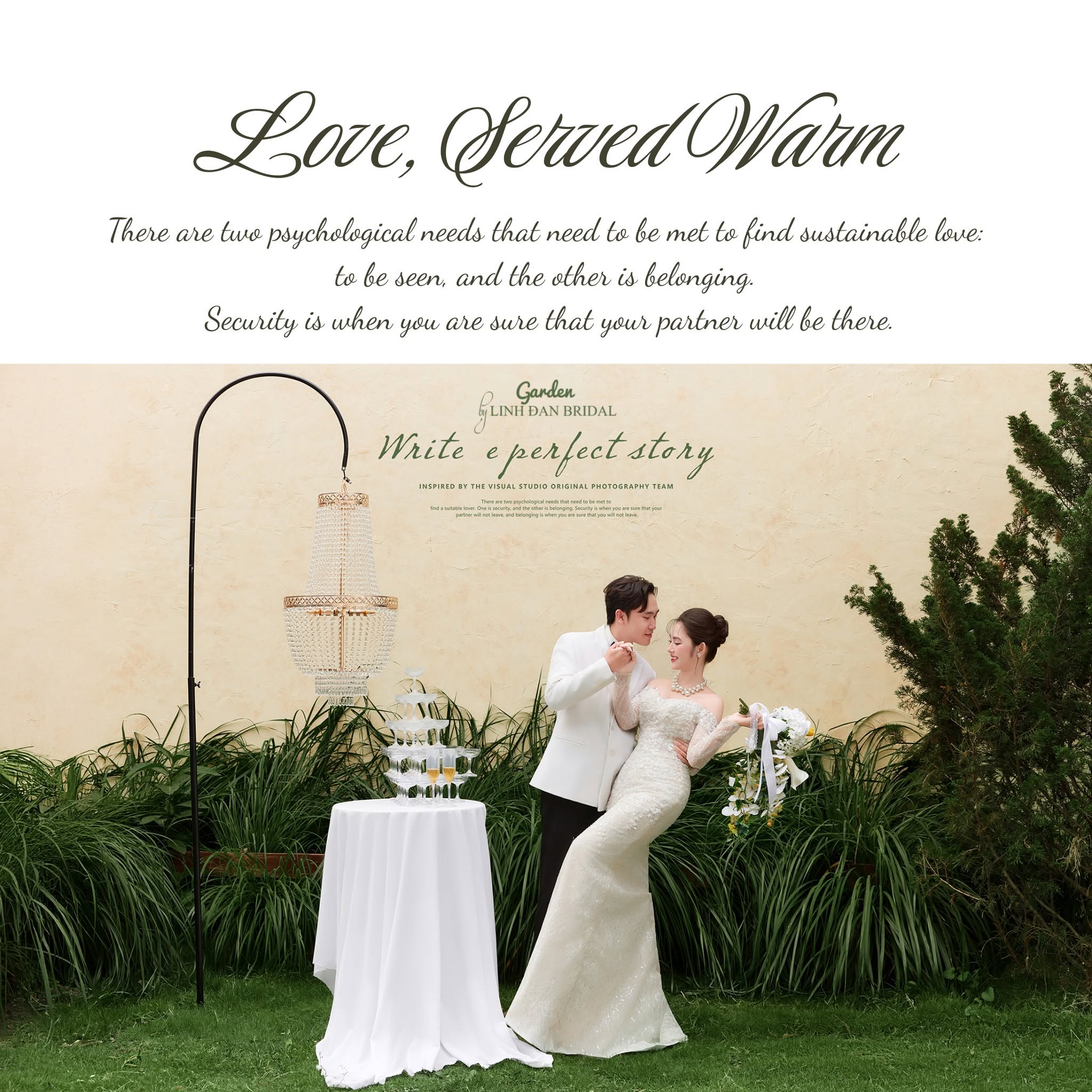 Garden Love Story wedding photography by LINH ĐAN BRIDAL